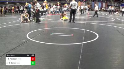 65 lbs Round Of 32 - Ben Padezan, Penn Trafford vs Daniel Spicer, Downingtown West