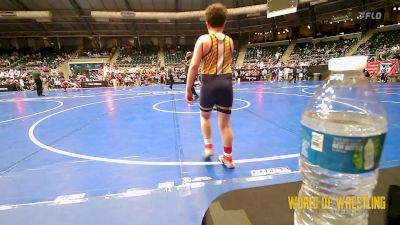 130 lbs Consi Of 4 - Caden Russell, Team Tulsa Wrestling Club vs Westin Perkins, Dark Cloud Wrestling Club