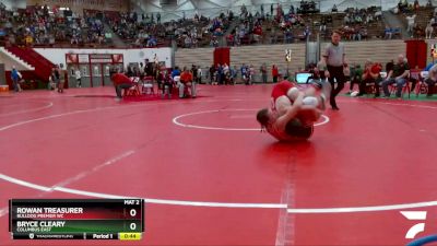 145 lbs Champ. Round 1 - Rowan Treasurer, Bulldog Premier WC vs Bryce Cleary, Columbus East