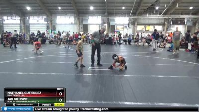 48-52 lbs Quarterfinal - Nathanel Gutierrez, Unattached vs Jax Gillispie, Bull ISLAND Grappling (BIG)