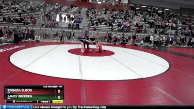 46 lbs Quarterfinal - Epenesa Elison, CA vs Sandy Breeden, MO