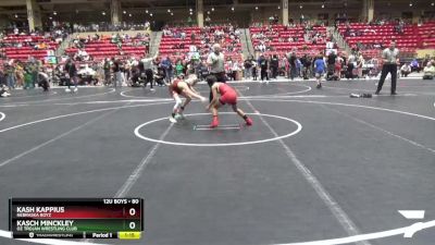 80 lbs Cons. Round 2 - Kasch Minckley, Oz Trojan Wrestling Club vs Kash Kappius, Nebraska Boyz