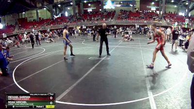 150 lbs Cons. Round 4 - Michael Garman, MWC Wrestling Academy vs Noah Weichel, Junior Titans Wrestling Club