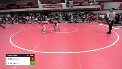 132 lbs Quarterfinal - Gavin Mckenna, Silver Lake vs Nick Varvak, Sharon