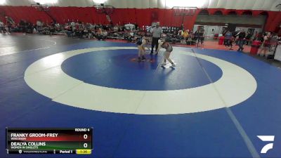 122-127 lbs Round 4 - Franky Groom-Frey, Wisconsin vs Dealya Collins, Women In Singlets