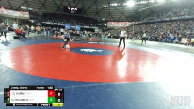 4A 120 lbs Champ. Round 1 - Drayden Gaither, Moses Lake vs Elias McDonald, Sumner