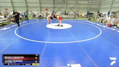 195 lbs Round 2 (8 Team) - Bryson Poindexter, Oklahoma Outlaws Blue vs Camden Roofener, Team Oregon