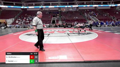 189 lbs Round Of 16 - Owen McMullen, Bishop McCort vs Tucker Seidel, West Perry