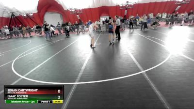 114 lbs Champ. Round 1 - Isaac Foster, Aviators Wrestling vs Segan Cartwright, RT Elite Wrestling