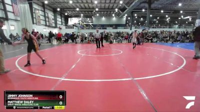 96 lbs Round 4 - Matthew Daley, Great Bridge Wrestling Club vs Jimmy Johnson, Riverheads Youth Wrestling