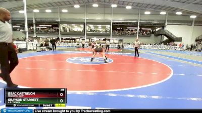 215 lbs Semifinal - Issac Castrejon, Mountain View vs Grayson Starrett, J. R. Tucker