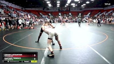 125 lbs Cons. Round 4 - Gaetano Tedesco, Lake Gibson HS vs Zavian LaFountain, Tomahawk WC