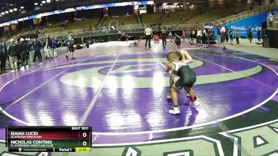 56 lbs Quarterfinal - Isaiah Lucio, Gladiator Wrestling vs Nicholas Contino, Fl Scorpions Wrestling Club