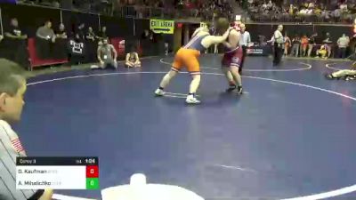 250 lbs Consy 3 - Devin Kaufman, Glendale vs Andrew Mihalichko, Pleasant Valley