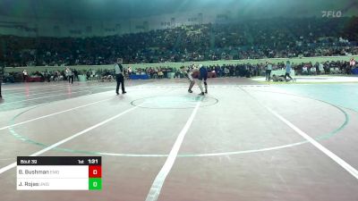 160 lbs Round Of 64 - Bronson Bushman, Enid Junior High vs Jairo Rojas, Union