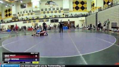 160 lbs Cons. Round 2 - Gray Wiley, Indiana vs Henry Redman, Indiana