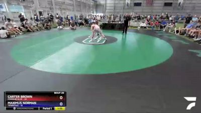 170 lbs 4th Wrestleback (16 Team) - Carter Brown, Missouri Blue vs Maximus Norman, Tennessee