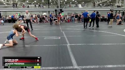 80 lbs Placement (4 Team) - Zavier Olver, Mat Assassins vs Jackson Pressman, Wall