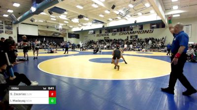 135 lbs Consi Of 32 #2 - Sajin Zacarias, Clovis West vs Ikaika Madayag, Novato