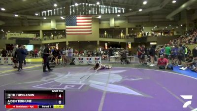 120 lbs Cons. Round 2 - Seth Tumbleson, KS vs Aiden Terhune, OK