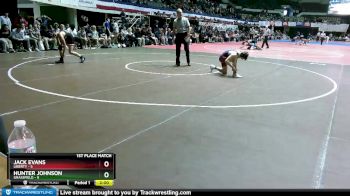 126 lbs Placement (4 Team) - Hunter Johnson, Grassfield vs Jack Evans, Liberty