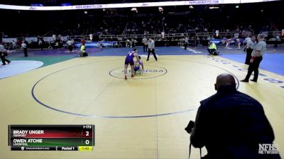 I-172 lbs Quarterfinal - Brady Unger, Fairport vs Owen Atchie, Liverpool