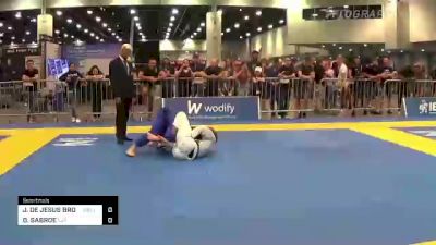 JACOB DE JESUS BROWN vs OWEN SABROE 2022 IBJJF Jiu-Jitsu CON International