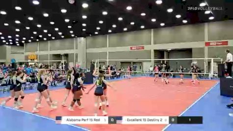 Alabama Perf 15 Red vs Excellent 15 Destiny 22 - 2022 JVA World Challenge presented by Nike - Expo Only