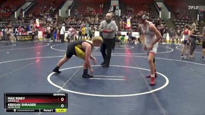 Semifinal - Keegan Shrader, Alpha Elite vs Max Riney, Grosse Ile