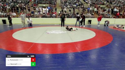 51 lbs Consi Of 8 #1 - Jack Rykowski, Morris Fitness Wrestling Club vs James Bennett, Georgia