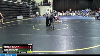 145 lbs Round 3 (8 Team) - Keandre Poellnitz, McAdory High School vs Brentley Willmon, Saint Clair County