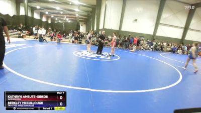 135 lbs Round 1 - Kathryn Ambute-Gibson, Washington vs Berkley McCullough, Tri Cities Wrestling Club