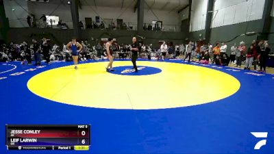 175 lbs Semifinal - Jesse Conley, AK vs Leif Larwin, OR