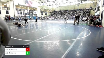 121 lbs Round Of 32 - Greyson Music, Bishop McDevitt-Harrisburg vs Lazarus Joyce, Camden Catholic