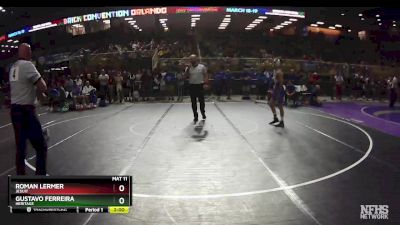 2A 113 lbs Quarterfinal - Roman Lermer, Jesuit vs Gustavo Ferreira, Heritage