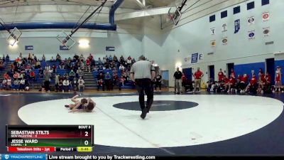 75 lbs Round 2 (4 Team) - Sebastian Stilts, New Palestine vs Jesse Ward, Carmel