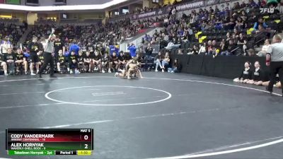 120 lbs Consolation Wb - Alex Hornyak, Waverly-Shell Rock vs Cody Vandermark, Ankeny Centennial