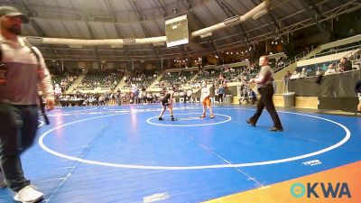 85 lbs Consi Of 8 #1 - Jared Smith, Tonkawa Takedown Club vs Gunner Jackson, Tecumseh Youth Wrestling