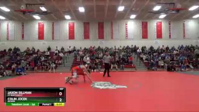 157 lbs Cons. Semi - Jaxon Sillman, Cf Northwest vs Colin Jocek, Revere