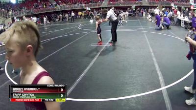 85 lbs Cons. Round 3 - Tripp Chytka, Cozad Wrestling Club vs Brody Overholt, Arlington