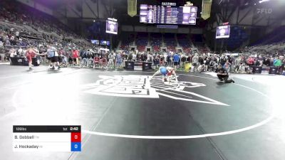 126 lbs Rnd Of 128 - Brody Gobbell, Tennessee vs Jake Hockaday, Indiana