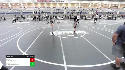 46 lbs Rr Rnd 1 - Zemariuh Pina, Wesley WC vs Elias Morgas, Dumas Wrestling