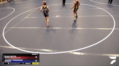 135 lbs Round 2 - Elias Motta, Frontier Wrestling Club vs Johnny Molenaar, Minnesota