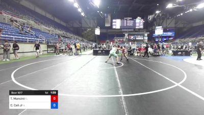 220 lbs Cons 64 #2 - Tod Mancini, Florida vs Christopher Cali Jr, Illinois