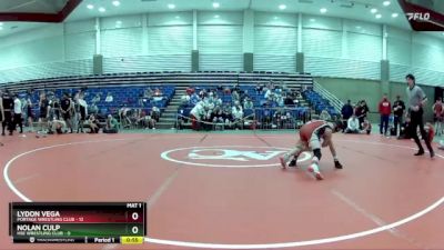 85 lbs Round 3 (6 Team) - Lydon Vega, Portage Wrestling Club vs Nolan Culp, HSE Wrestling Club