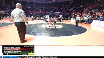 3A 160 lbs Cons. Round 2 - Thomas Schoolman, Lincolnshire (Stevenson) vs Aaron Hernandez, Arlington Heights (Hersey)