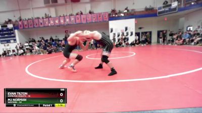 195 lbs Semis & Wb (16 Team) - MJ Norman, Western vs Evan Tilton, Hamilton Heights