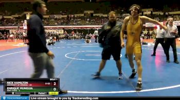 165 lbs Finals (2 Team) - Nick Hamilton, University Of Virginia vs Enrique Munguia, Kent State