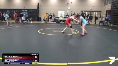 180 lbs Round 3 - Bella Porcelli, Grand View Wrestling Club vs Izzy Strickert, Indee Mat Club