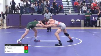 132 lbs 3rd Place - Conner Polacek, Westmont Hillto vs Blake Jury, St Marys Ryken